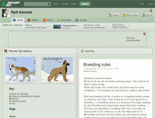 Tablet Screenshot of park-kennels.deviantart.com