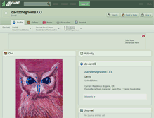 Tablet Screenshot of davidthegnome333.deviantart.com