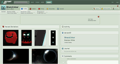 Desktop Screenshot of binarycolour.deviantart.com