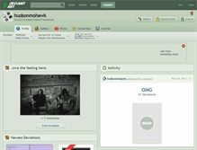 Tablet Screenshot of hudsonmohawk.deviantart.com