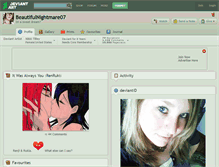 Tablet Screenshot of beautifulnightmare07.deviantart.com