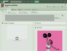 Tablet Screenshot of emperor-justinian.deviantart.com