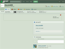 Tablet Screenshot of draculoiddd.deviantart.com