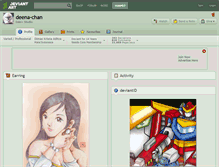 Tablet Screenshot of deena-chan.deviantart.com