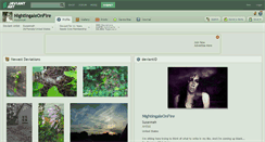 Desktop Screenshot of nightingaleonfire.deviantart.com
