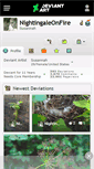 Mobile Screenshot of nightingaleonfire.deviantart.com