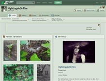 Tablet Screenshot of nightingaleonfire.deviantart.com