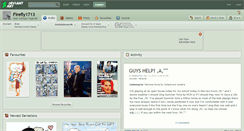 Desktop Screenshot of firefly1713.deviantart.com