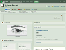 Tablet Screenshot of ckyhaggardbamvalo.deviantart.com