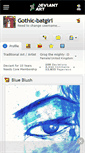 Mobile Screenshot of gothic-batgirl.deviantart.com