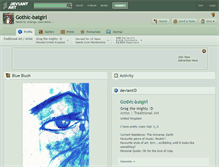 Tablet Screenshot of gothic-batgirl.deviantart.com