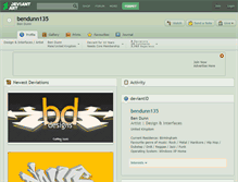 Tablet Screenshot of bendunn135.deviantart.com