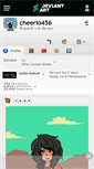 Mobile Screenshot of cheerio456.deviantart.com