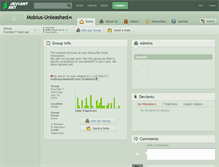 Tablet Screenshot of mobius-unleashed.deviantart.com