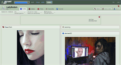 Desktop Screenshot of ladybodom.deviantart.com
