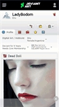 Mobile Screenshot of ladybodom.deviantart.com