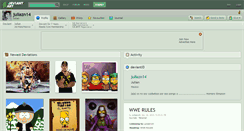 Desktop Screenshot of juliazn14.deviantart.com