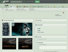 Tablet Screenshot of craik.deviantart.com