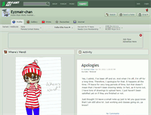 Tablet Screenshot of eyzmair-chan.deviantart.com