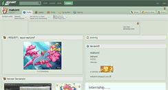 Desktop Screenshot of makomi.deviantart.com