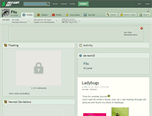 Tablet Screenshot of fliu.deviantart.com