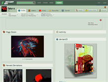 Tablet Screenshot of fake-x.deviantart.com