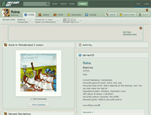 Tablet Screenshot of floina.deviantart.com