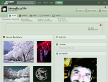 Tablet Screenshot of johnnyblaze554.deviantart.com