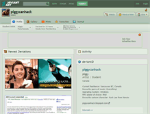 Tablet Screenshot of piggycanhack.deviantart.com