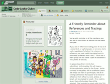 Tablet Screenshot of code-lyoko-club.deviantart.com
