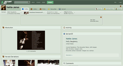 Desktop Screenshot of hattie-james.deviantart.com