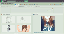 Desktop Screenshot of pandorablackshadow.deviantart.com