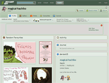 Tablet Screenshot of magical-hachiko.deviantart.com