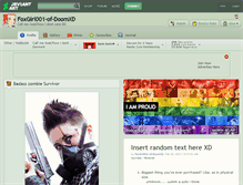 Tablet Screenshot of foxgirl001-of-doomxd.deviantart.com