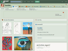 Tablet Screenshot of inumiko.deviantart.com
