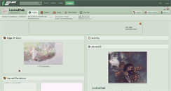 Desktop Screenshot of loulouehab.deviantart.com
