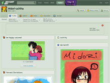 Tablet Screenshot of midori-uchiha.deviantart.com