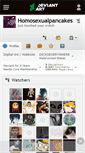 Mobile Screenshot of homosexualpancakes.deviantart.com