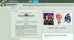 Desktop Screenshot of anime-explode.deviantart.com
