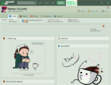 Tablet Screenshot of moony-14-lucky.deviantart.com