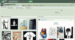 Desktop Screenshot of iwanttobelieve1991.deviantart.com