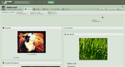 Desktop Screenshot of liddle-wolf.deviantart.com