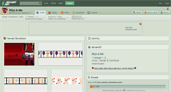 Desktop Screenshot of kizz-a-me.deviantart.com