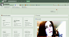 Desktop Screenshot of iceladydea.deviantart.com