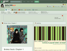 Tablet Screenshot of defira1985.deviantart.com