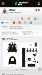 Mobile Screenshot of diher.deviantart.com