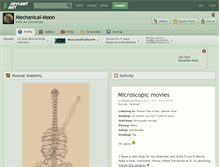 Tablet Screenshot of mechanical-moon.deviantart.com