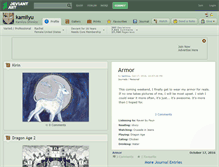 Tablet Screenshot of kamiiyu.deviantart.com