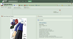 Desktop Screenshot of infernal-mercy.deviantart.com