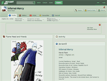 Tablet Screenshot of infernal-mercy.deviantart.com